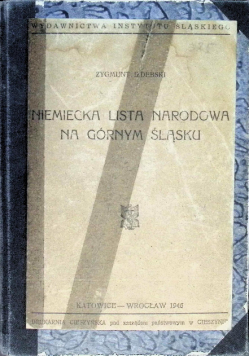 Niemiecka lista narodowa na górnym śląsku, 1946 r.
