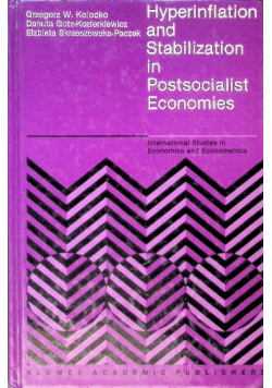 Hyperinflation and Stabilization in Postsocialist Economies