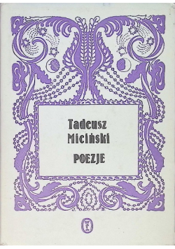 Miciński Poezje