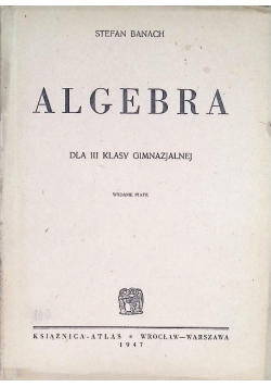 Algebra 1948 r.