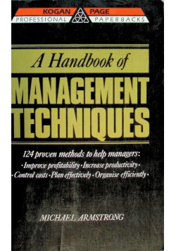 A Handbook of Management Techniques