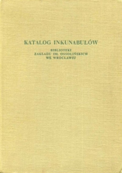 Katalog inkunabułów