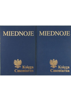 Miednoje Księga Cmentarna Tom 1 i 2