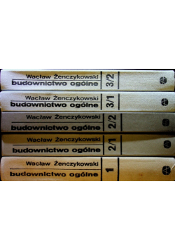 Budownictwo ogólne Tom 1 do 5