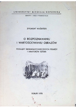 O rozpoznawaniu i wartościowaniu obrazów