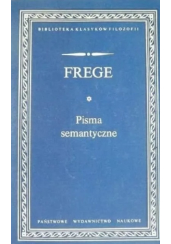 Frege Pisma semantyczne