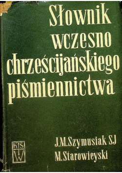Słownik wczesnochrześcijańskiego piśmiennictwa