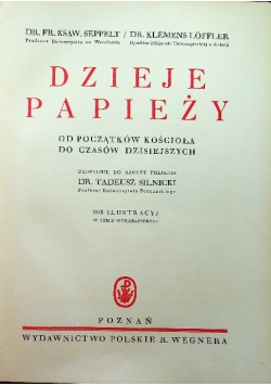 Dzieje papieży 1936 r.