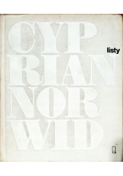 Norwid Listy Tom 9
