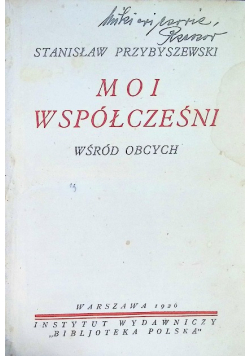 Moi współcześni wśród obcych 1926 r.