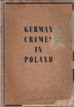 German crimes in Poland 1946 r.