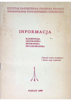 Informacja Radiestezja Geotronika Biotronika