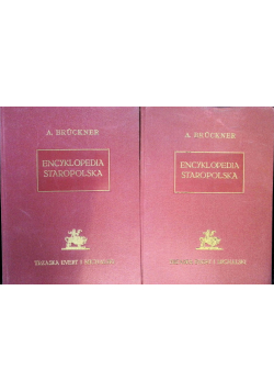 Encyklopedia staropolska, Tom I i II, 1939 r.