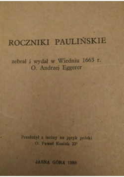 Roczniki Paulińskie