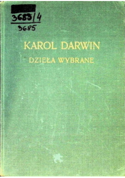 Darwin Dzieła wybrane Tom IV