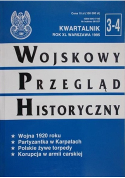 Wojskowy Przegląd Historyczny Nr 3 i 4 / 95
