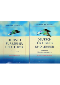 Deutsch Fur Lerner und Lehrer Przewodnik leksykalno - gramatyczny Band 1 i 2