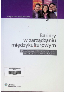 Bariery w zarządzaniu międzykulturowym