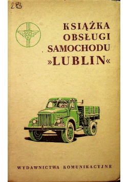 Książka obsługi samochodu LUBLIN