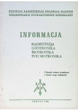 Informacja Radiestezja geotronika biotronika psychotronika
