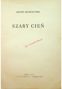 Szary cień 1948 r.