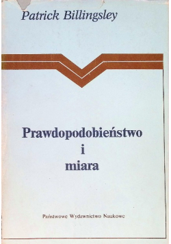 Prawdopodobieństwo i miara