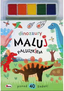 Dinozaury. Maluj Paluszkiem