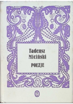 Miciński Poezje