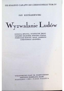 Wyzwalanie Ludów 1931 r .