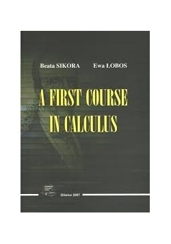 A first course in calculus