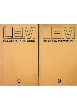 Filozofia przypadku Tom I i II
