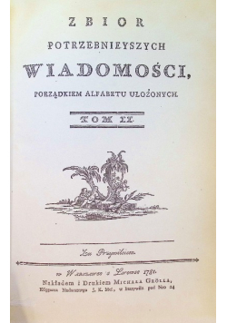 Zbiór potrzebniejszych wiadomości Tom II