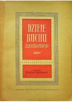 Dzieje ruchu zaraniarskiego