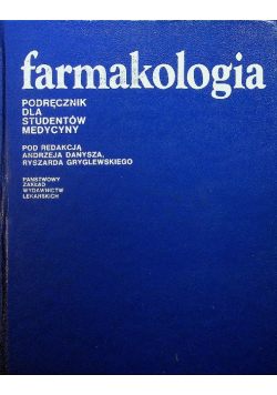 Farmakologia Podręcznik dla studentów medycyny