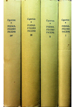 Cyceron pisma filozoficzne Tom 1 do 4