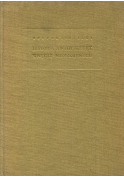 Historia architektury wnętrz mieszkalnych