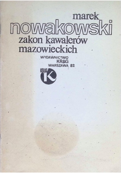 Zakon kawalerów mazowieckich