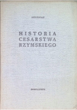 Historia Cesarstwa Rzymskiego