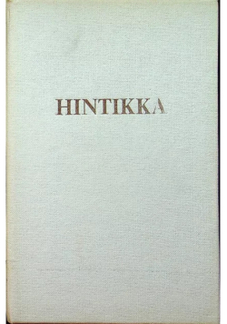 Hintikka Eseje logiczno filozoficzne
