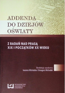 Addenda do dziejów oświaty