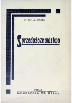 Sprzedażoznawstwo 1938 r.