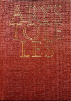 Arystoteles dzieła wszystkie Tom 1
