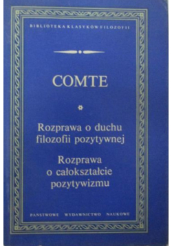 Rozprawa o duchu filozofii pozytywnej. Rozprawa o całokształcie pozytywizmu, BFK