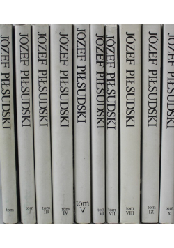 Piłsudski Pisma zbiorowe Tom 1 do 10