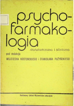 Psychofarmakologia doświadczalna i kliniczna