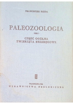 Paleozoologia Tom I