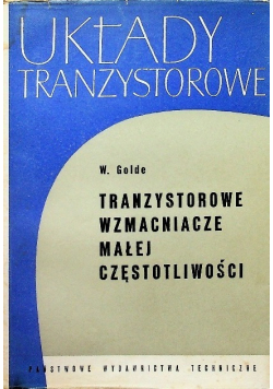 Tranzystorowe wzmacniacze małej częstotliwości