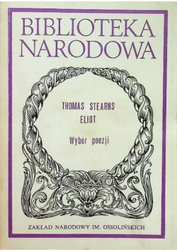 Eliot Wybór poezji