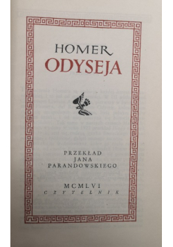 Homer Odyseja