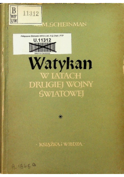 Watykan w latach drugiej wojny światowej